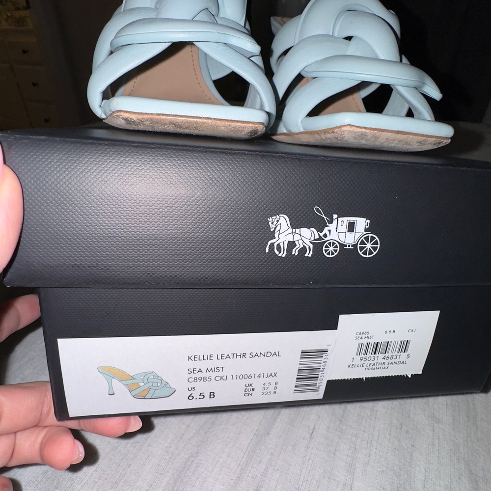 COACH Kellie Sandal 🩵 - Picture 4 of 4